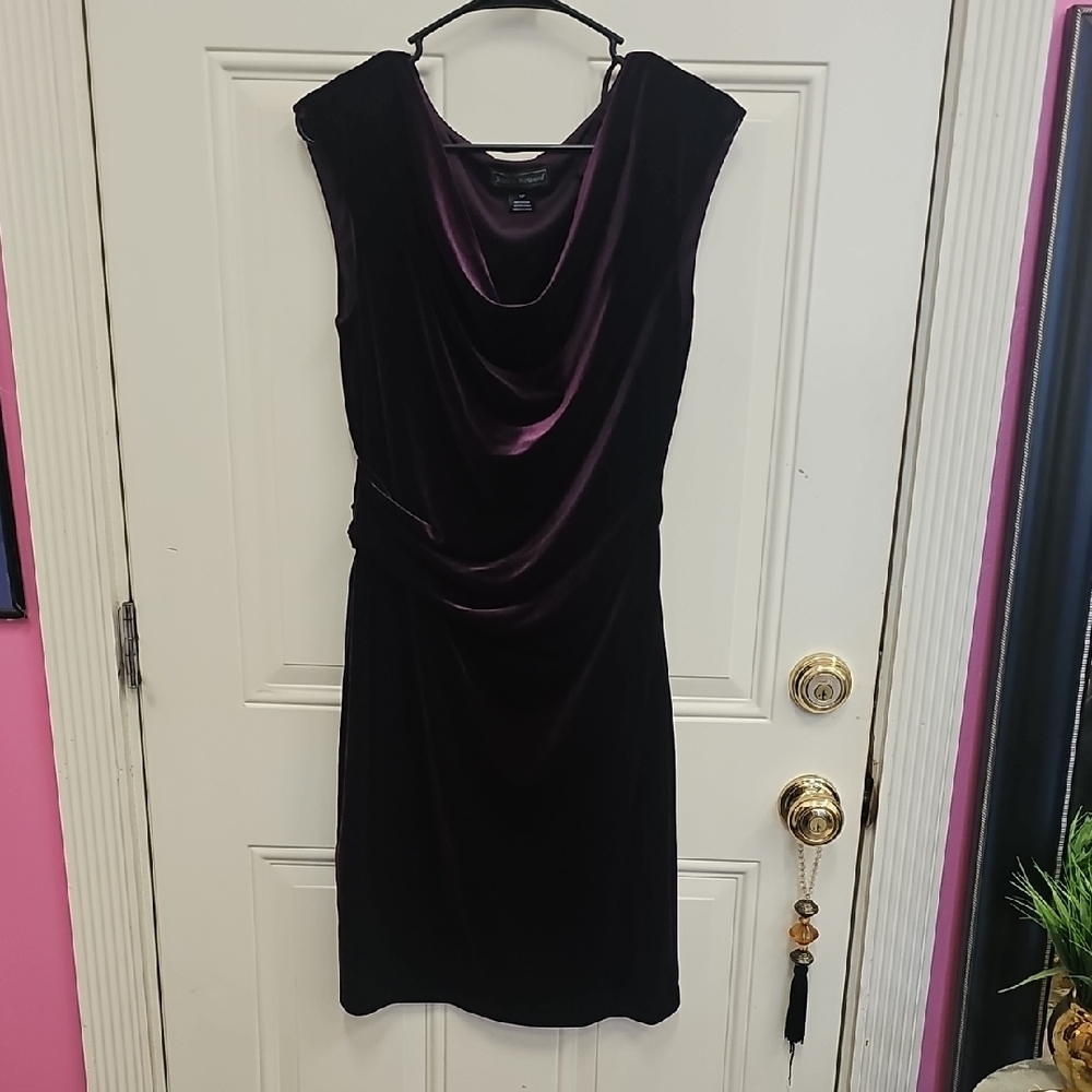 Velvet, Purple, Soft, Party, Club, Dress, Summer, Vacation, Midi, Wedding,  Girl